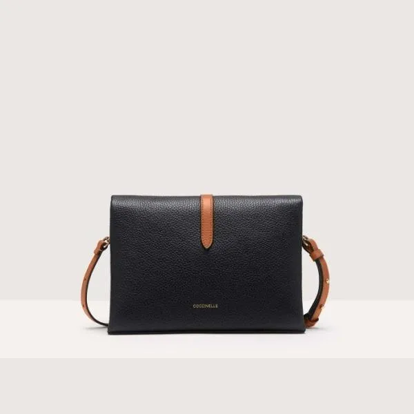 Coccinelle Dorian Tricolor Small Noirlambscuir Women Coccinelle Shoulder Bags Coccinelle Dorian Tricolor Small Noirlambscuir Women Coccinelle Shoulder Bags