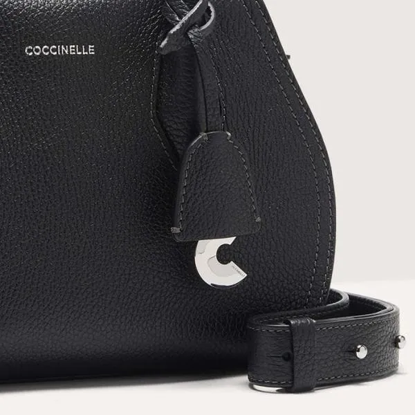 Coccinelle Lord Small Noir Women Coccinelle Top Handle Bag Coccinelle Lord Small Noir Women Coccinelle Top Handle Bag