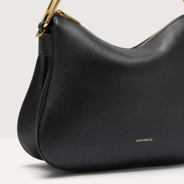 Coccinelle Magie Soft Medium Noir Women Coccinelle Shoulder Bags Coccinelle Magie Soft Medium Noir Women Coccinelle Shoulder Bags