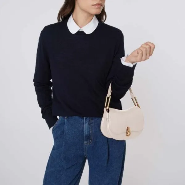 Coccinelle Magie Soft Mini Lambskin White Women Coccinelle Top Handle Bag Coccinelle Magie Soft Mini Lambskin White Women Coccinelle Top Handle Bag