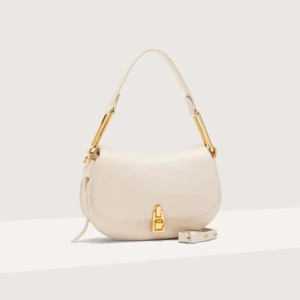 Coccinelle Magie Soft Mini Lambskin White Women Coccinelle Top Handle Bag Coccinelle Magie Soft Mini Lambskin White Women Coccinelle Top Handle Bag