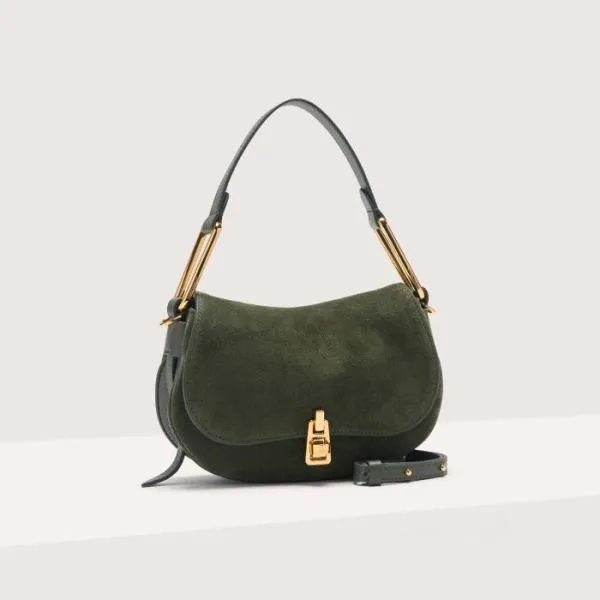 Coccinelle Magie Suede Bimaterial Mini Alga Women Coccinelle Top Handle Bag Coccinelle Magie Suede Bimaterial Mini Alga Women Coccinelle Top Handle Bag