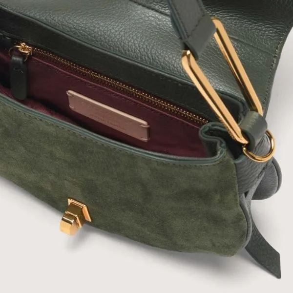 Coccinelle Magie Suede Bimaterial Mini Alga Women Coccinelle Top Handle Bag Coccinelle Magie Suede Bimaterial Mini Alga Women Coccinelle Top Handle Bag
