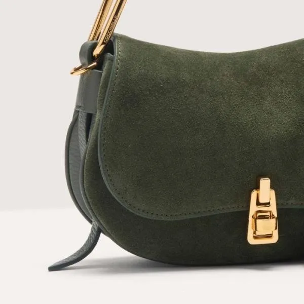 Coccinelle Magie Suede Bimaterial Mini Alga Women Coccinelle Top Handle Bag Coccinelle Magie Suede Bimaterial Mini Alga Women Coccinelle Top Handle Bag