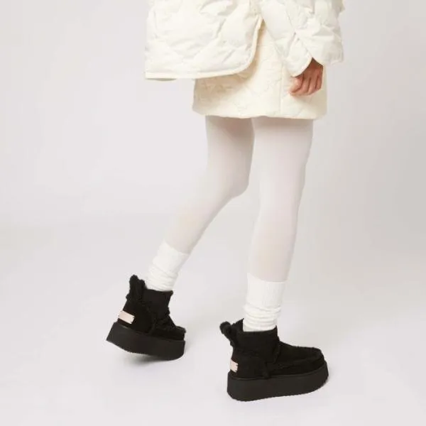 Coccinelle X Inuikii Classic Low Shearling Noirnoir Women Coccinelle Boots And Ankle Boots
