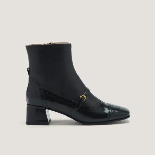 Coccoccinelle Campus Brogue Bimaterial Noir Women Coccinelle Boots And Ankle Boots