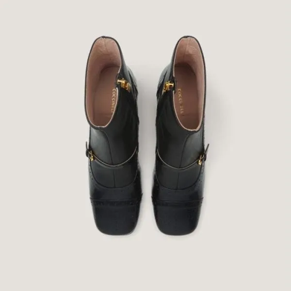 Coccoccinelle Campus Brogue Bimaterial Noir Women Coccinelle Boots And Ankle Boots