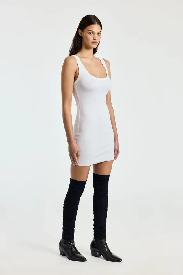 COTTON CITIZEN DRESSES Verona Mini Dress White 8211 Women