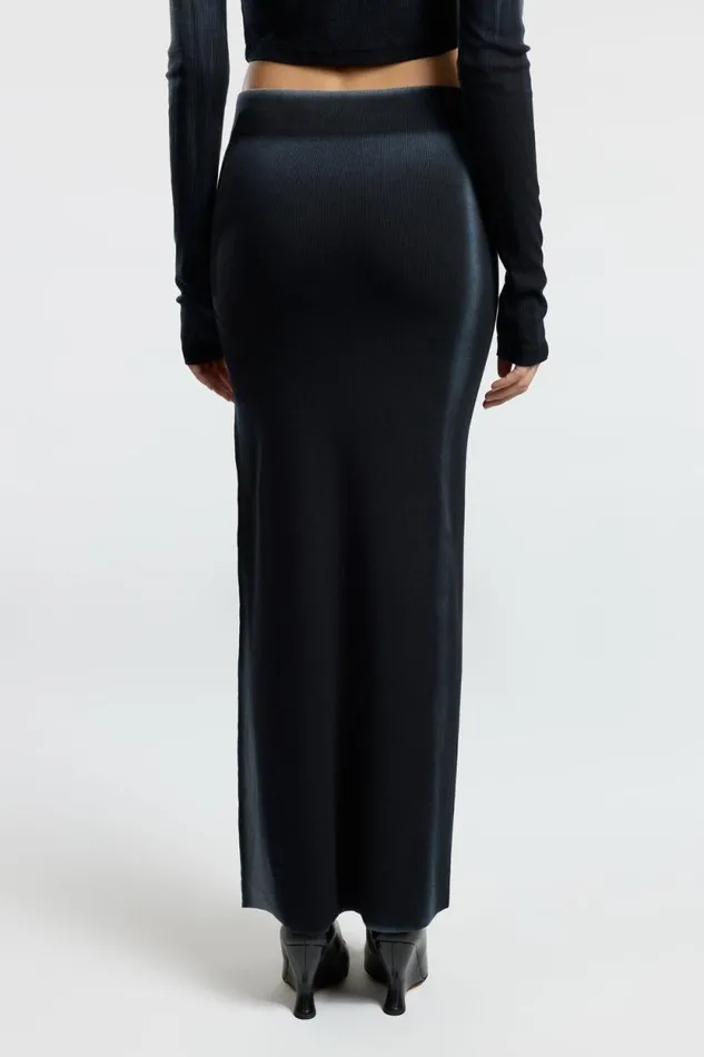 COTTON CITIZEN SKIRTS Verona Maxi Skirt Black Cast 8211 Women