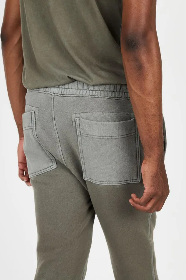 COTTON CITIZEN SWEATPANTS Bronx Zip Sweats Sale Vintage Taupe 8211 Men