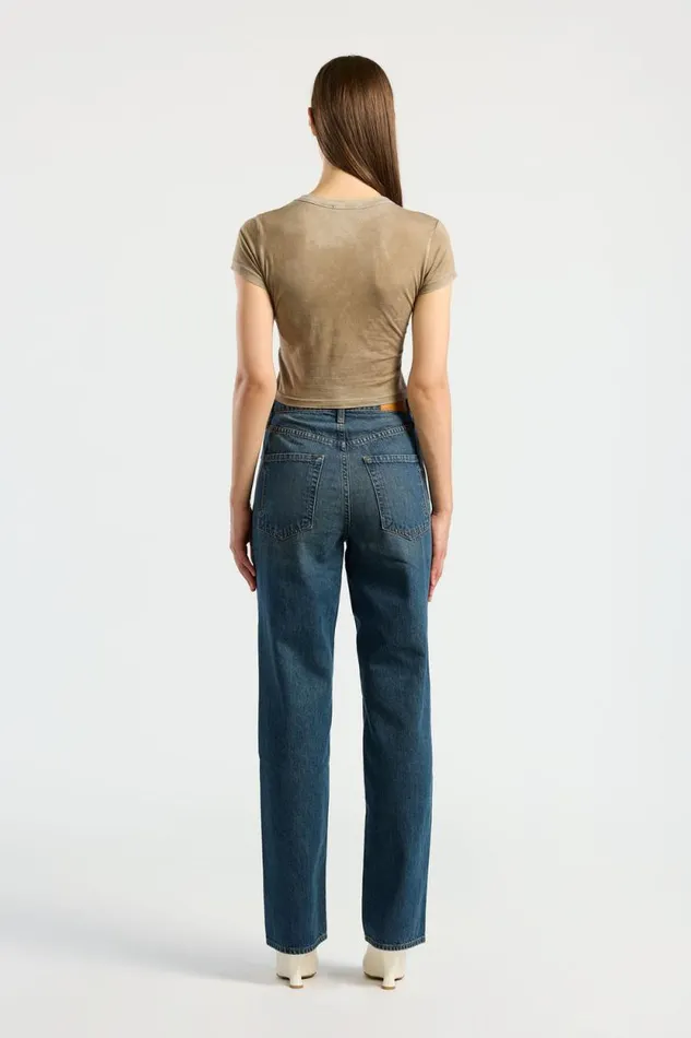 COTTON CITIZEN TEES Standard Baby Tee Vintage Chai 8211 Women