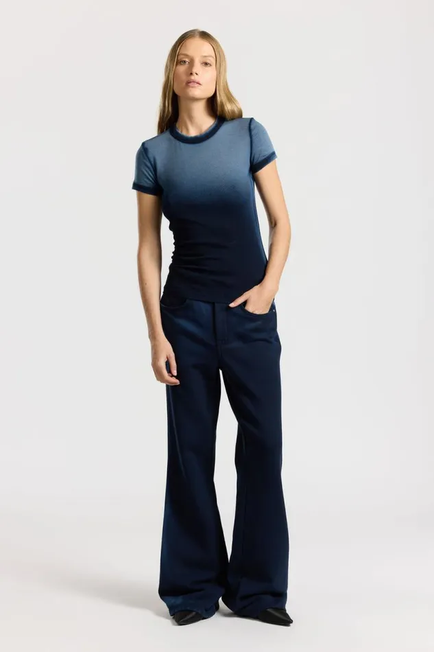 COTTON CITIZEN TEES Verona Tee Navy Cast 8211 Women