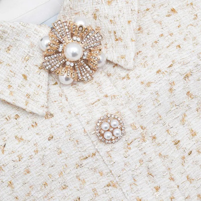 Cream Metallic Boucle Tailored Mini Dress Women Self Portrait Dresses Cream Metallic Boucle Tailored Mini Dress Women Self Portrait Dresses