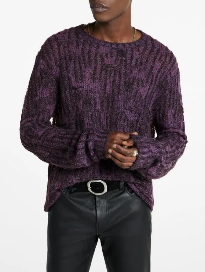 CURITIBA CREWNECK SWEATER Midnight Clothing John Varvatos Sweaters