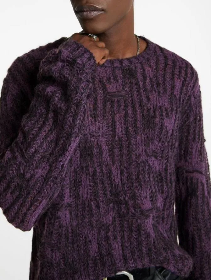 CURITIBA CREWNECK SWEATER Midnight Clothing John Varvatos Sweaters