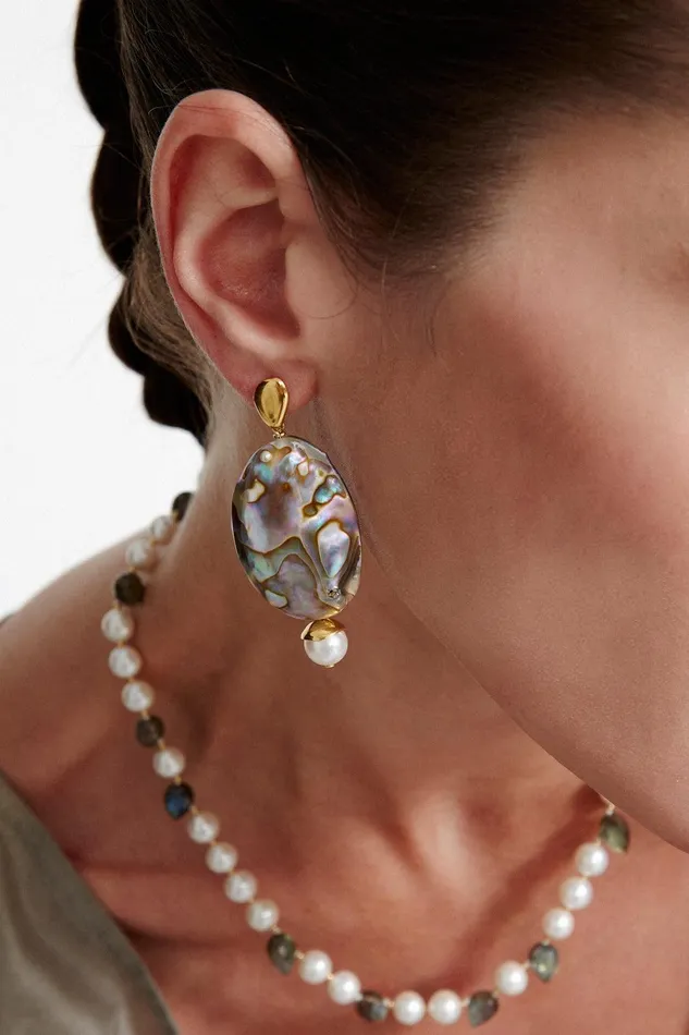 Damaris Drop Earrings Abalone Women Chan Luu Earrings