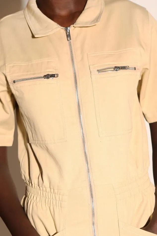 Danny Boilersuit Oatmeal Womens LF Markey One Pieces