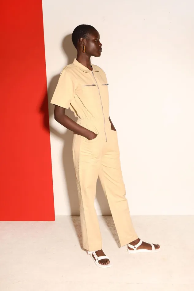 Danny Boilersuit Oatmeal Womens LF Markey One Pieces
