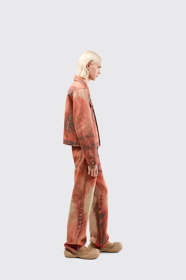 Denim Men Camper Denim Jeans Burnt Orange Denim Jeans