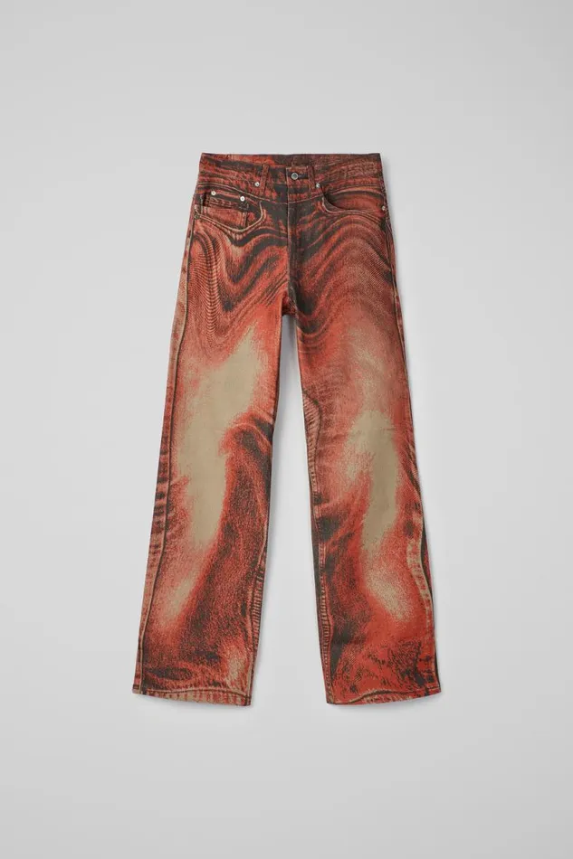 Denim Men Camper Denim Jeans Burnt Orange Denim Jeans