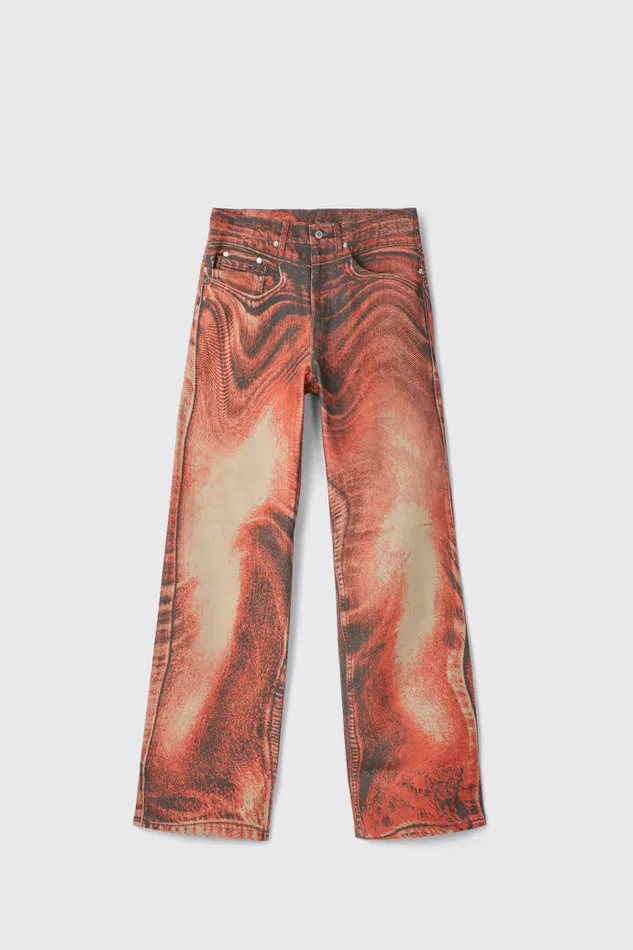 Denim Men Camper Denim Jeans Burnt Orange Denim Jeans