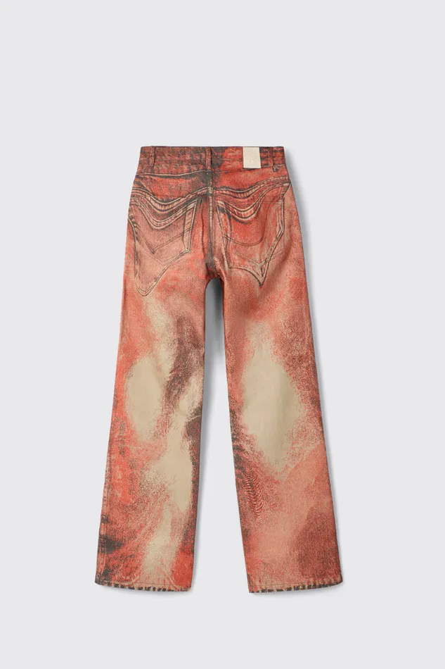 Denim Men Camper Denim Jeans Burnt Orange Denim Jeans