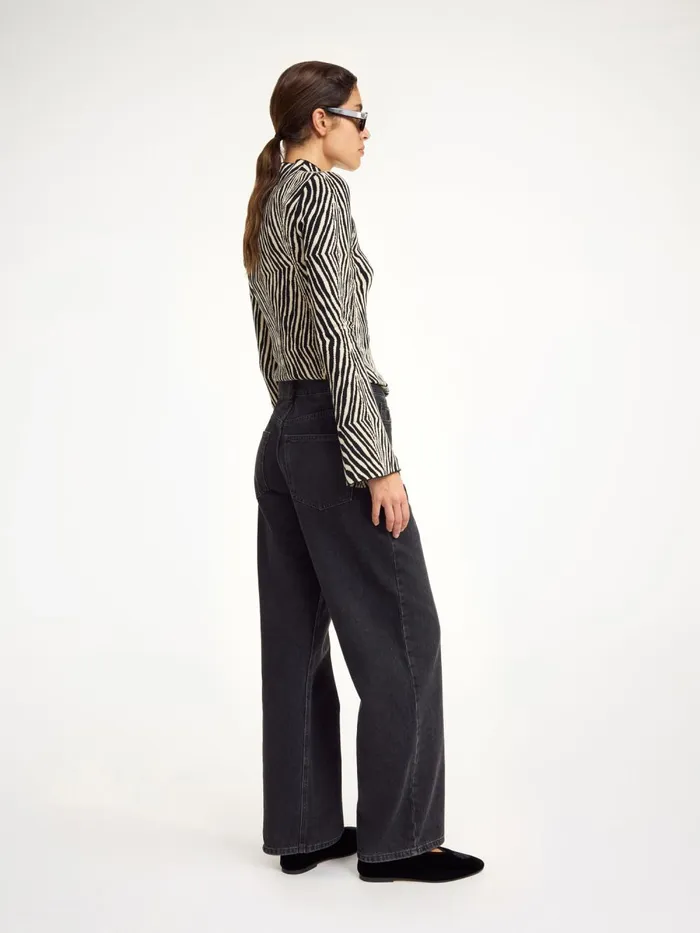 Denim Women By Malene Birger Vinola Organic Cotton Jeans Black Denim Women By Malene Birger Vinola Organic Cotton Jeans Black