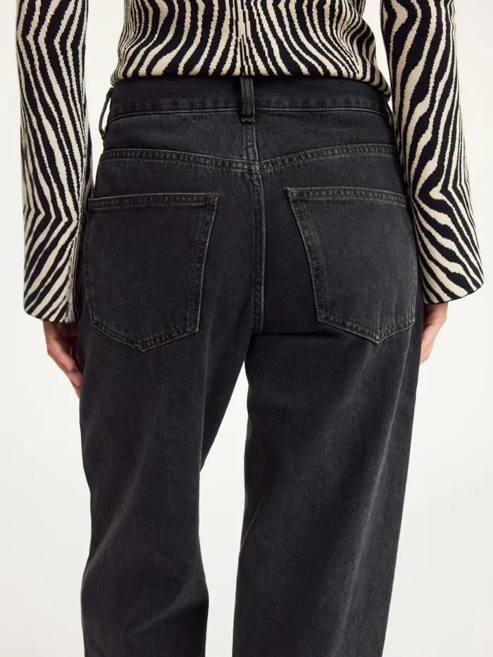 Denim Women By Malene Birger Vinola Organic Cotton Jeans Black Denim Women By Malene Birger Vinola Organic Cotton Jeans Black