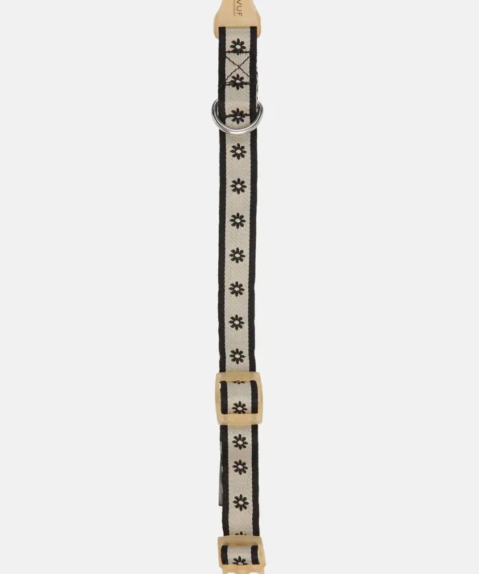 Dog Collar W Flowers 8211 Platin Accessories Ilse Jacobsen Vov and Vuf