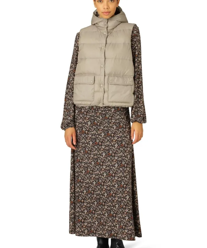 Down Vest 8211 Cobblestone Outerwear Ilse Jacobsen All Jackets And Coats
