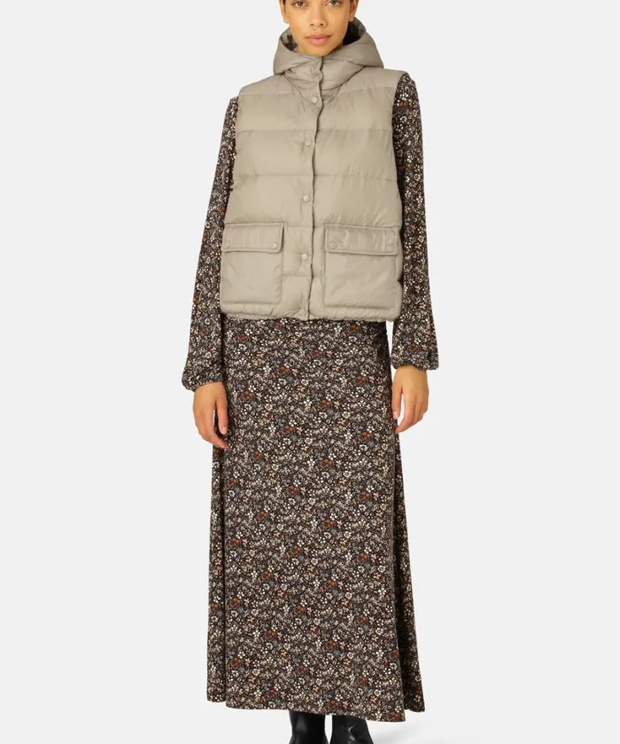 Down Vest 8211 Cobblestone Outerwear Ilse Jacobsen All Jackets And Coats