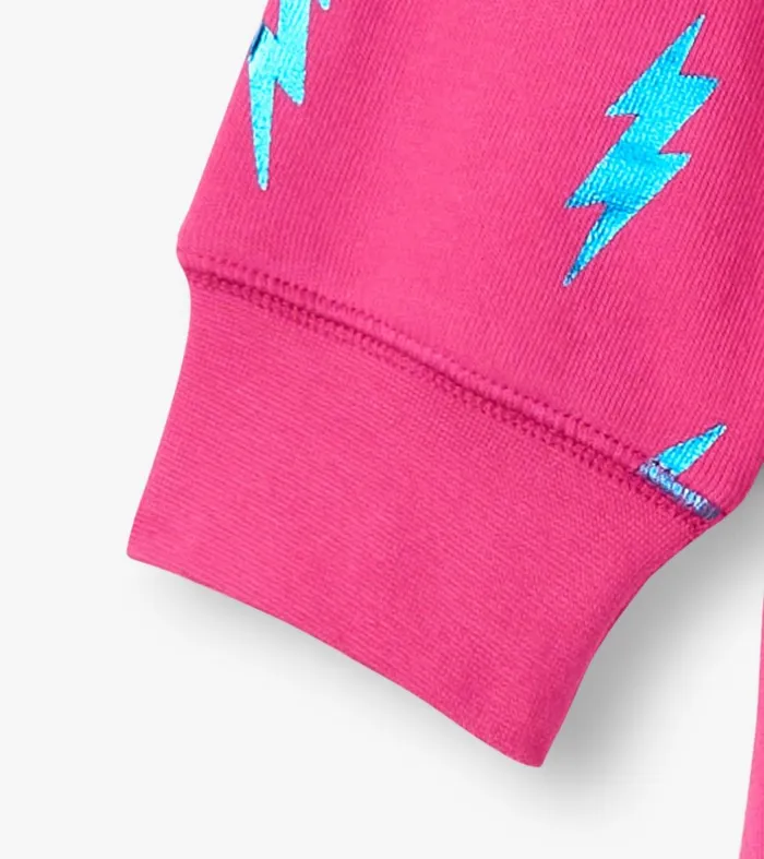 Dresses Girls Hatley Girls Lightning Bolts Sweater Dress