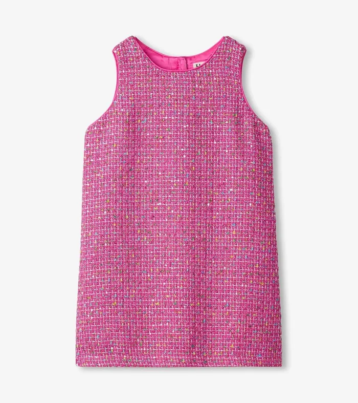 Dresses Girls Hatley Girls Rose Violet Tweed Dress