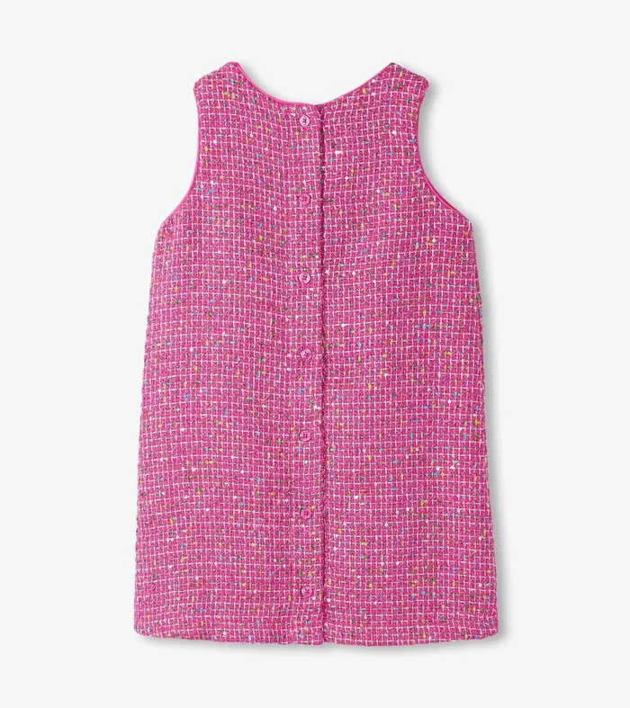 Dresses Girls Hatley Girls Rose Violet Tweed Dress