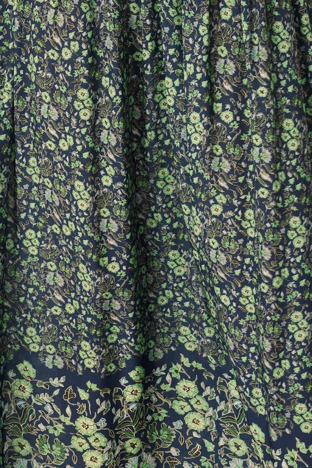 Dresses Shop Natalie Martin ALEX MIDI Petite Fleur Marine