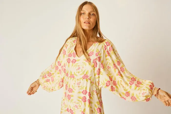Dresses Shop Natalie Martin ALICE DRESS Prairie Dusty Crimson