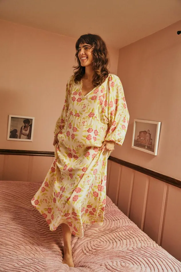 Dresses Shop Natalie Martin ALICE DRESS Prairie Dusty Crimson