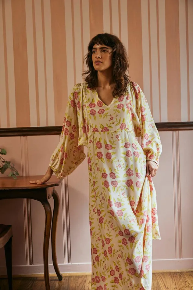 Dresses Shop Natalie Martin ALICE DRESS Prairie Dusty Crimson
