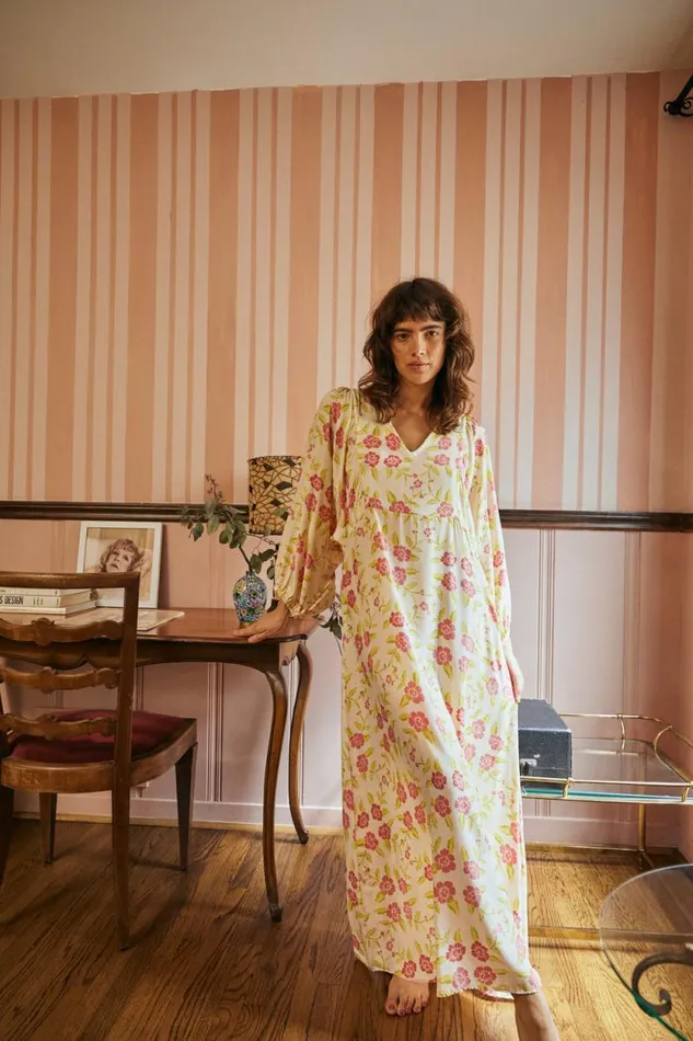Dresses Shop Natalie Martin ALICE DRESS Prairie Dusty Crimson