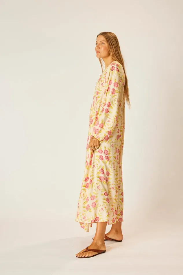Dresses Shop Natalie Martin FIORE MAXI Prairie Dusty Crimson
