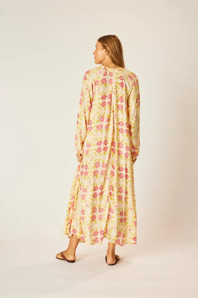 Dresses Shop Natalie Martin FIORE MAXI Prairie Dusty Crimson