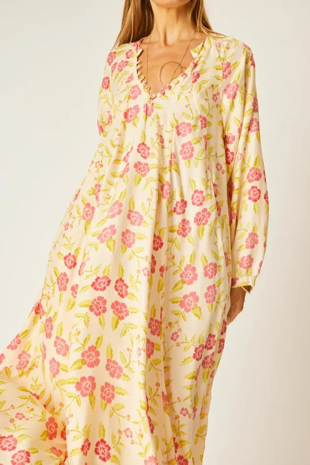 Dresses Shop Natalie Martin FIORE MAXI Prairie Dusty Crimson