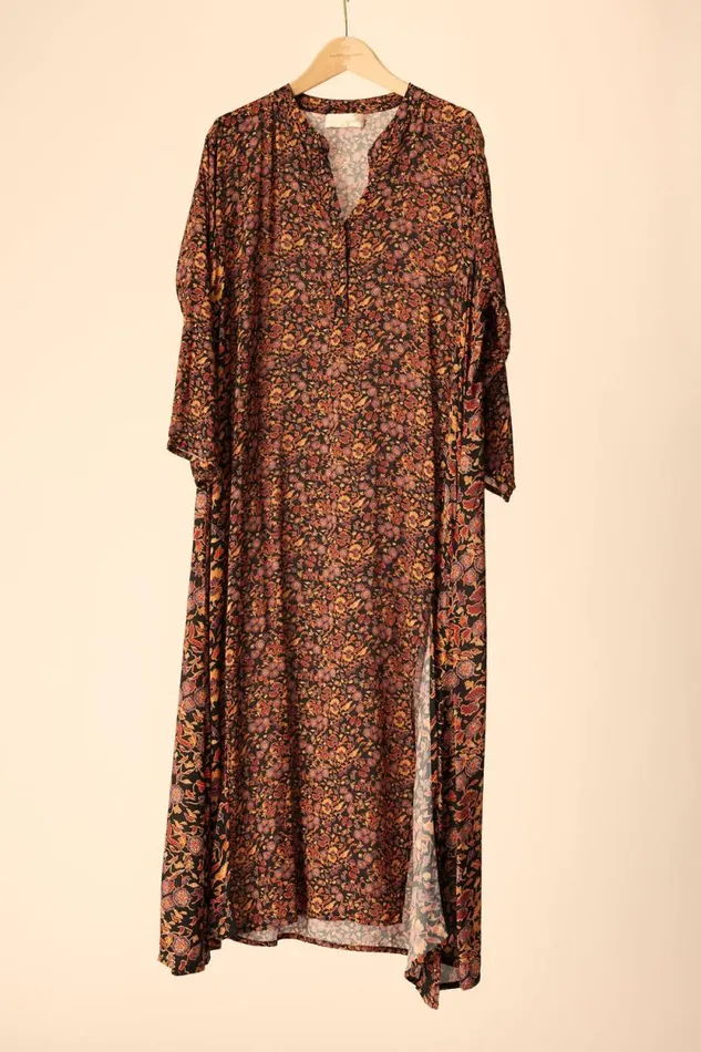 Dresses Shop Natalie Martin ISOBEL DRESS Petite Fleur Noire