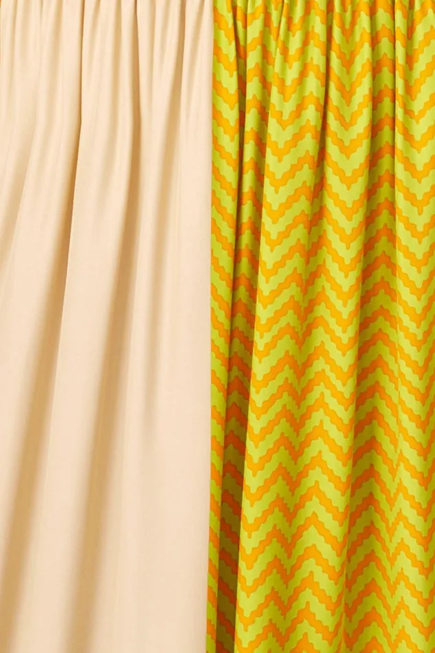 Dresses Shop Natalie Martin JASMINE MAXI Block Zigzag Tangerine