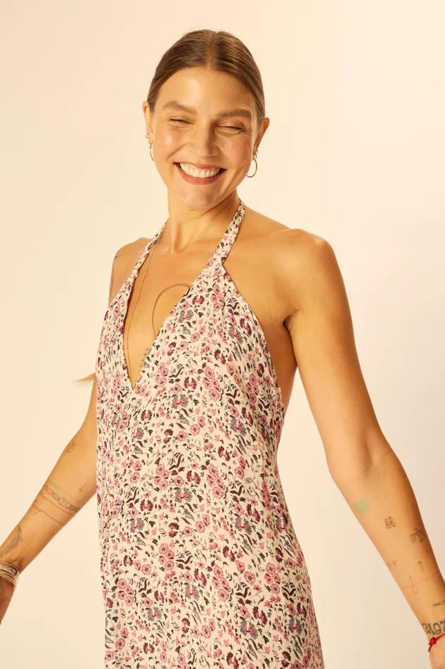 Dresses Shop Natalie Martin LOLA DRESS Petite Fleur Rose