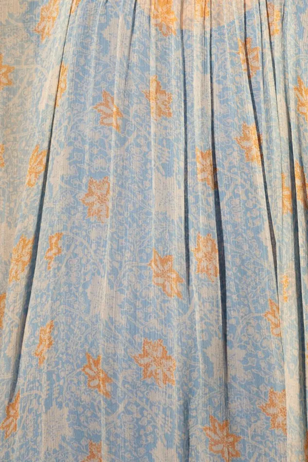 Dresses Shop Natalie Martin NAOMI DRESS WITH SASH Snowflake Tangerine