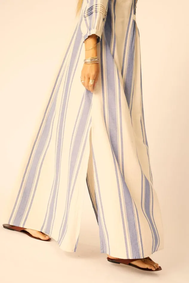 Dresses Shop Natalie Martin SAMMIE MAXI French Stripe Blue