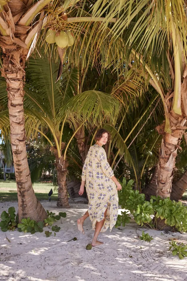 Dresses Shop Natalie Martin SAMMIE MAXI Prairie Indigo