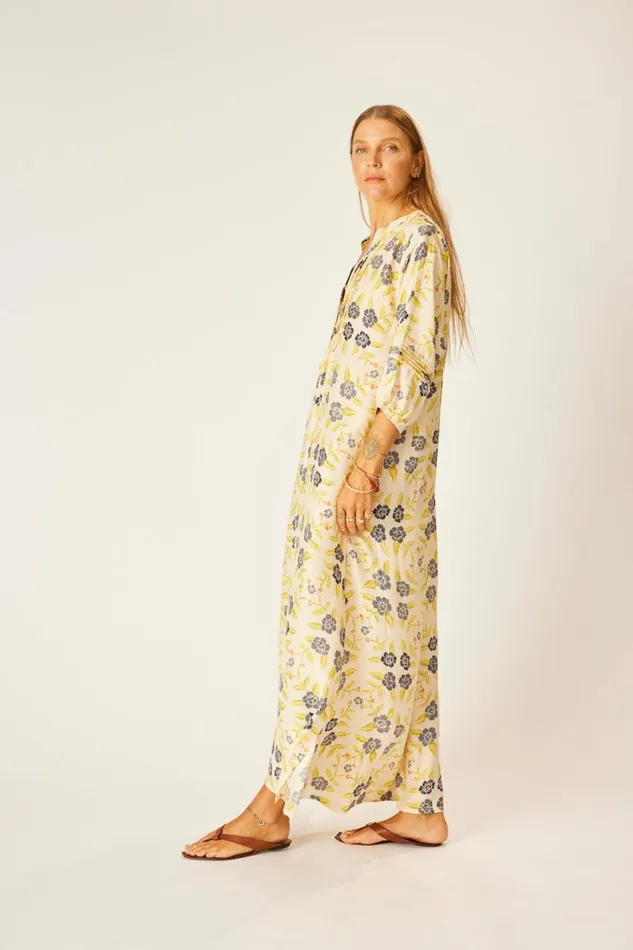 Dresses Shop Natalie Martin SAMMIE MAXI Prairie Indigo
