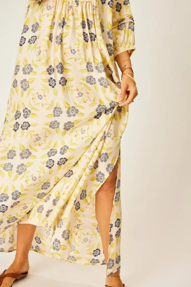 Dresses Shop Natalie Martin SAMMIE MAXI Prairie Indigo